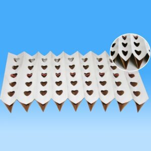 Concertina spray booth filters